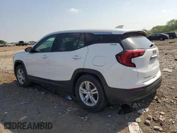 2020 GMC Terrain SLE with VIN 3GKALMEV1LL157586, listed as a Copart auction lot 56943315 with 38,118 mi miles and Salvage title. Bid and sale history available at DreamBid. Image 2.