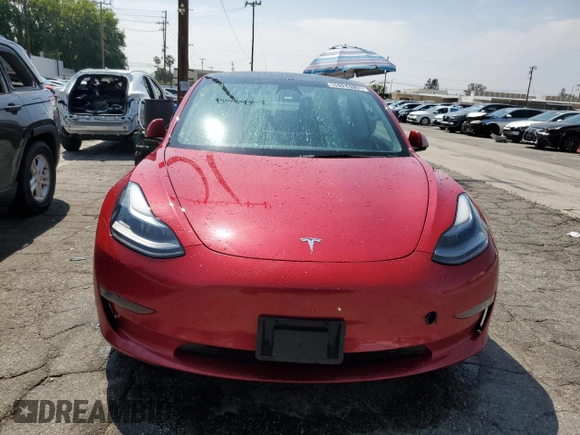 2022 Tesla Model 3 Long Range with VIN 5YJ3E1EB5NF287746, listed as a Copart auction lot 55124115 with 99,767 mi miles and Clean Title. Bid and sale history available at DreamBid. Image 5.
