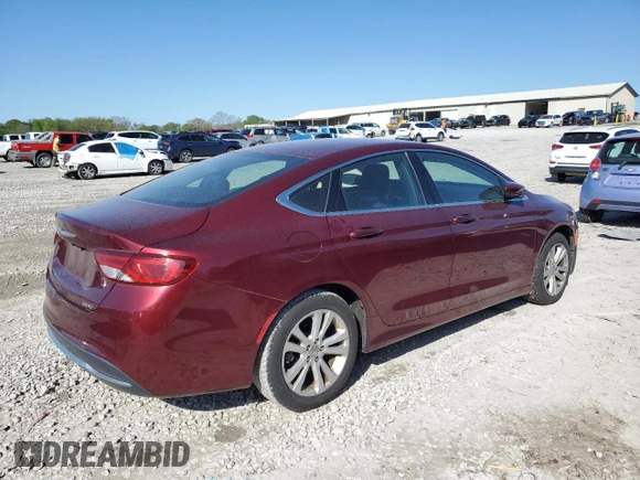 2016 Chrysler 200 Limited with VIN 1C3CCCAB1GN123619, listed as a Copart auction lot 52229015 with 88,008 mi miles and Salvage Title. Bid and sale history available at carsss.com. Image 3.