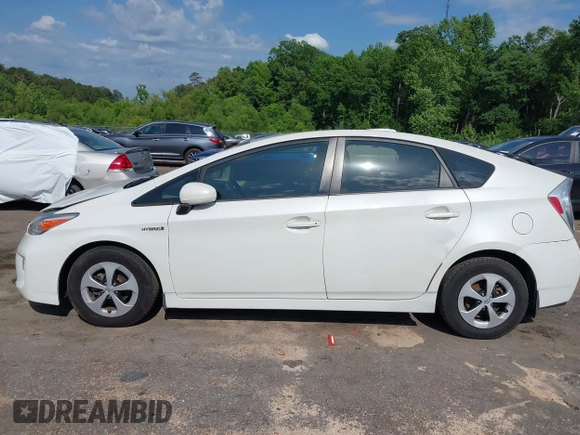 2012 Toyota Prius One with VIN JTDKN3DU4C1600897, listed as a IAAI auction lot 42152349 with 185,611 mi miles. Bid and sale history available at carsss.com. Image 14.