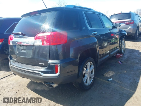 2017 GMC Terrain SLT with VIN 2GKFLUE34H6210443, listed as a IAAI auction lot 41918704 with 144,952 mi miles. Bid and sale history available at carsss.com. Image 4.