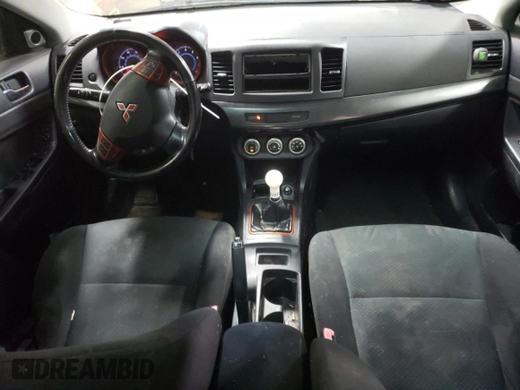 2009 Mitsubishi Lancer GTS with VIN JA3AU86W19U017039, listed as a Copart auction lot 77632694 with 205,150 mi miles and Salvage Title. Bid and sale history available at DreamBid. Image 8.