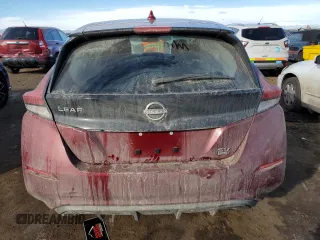 2025 Nissan LEAF SV Plus with VIN 1N4CZ1CV1SC566322, listed as a Copart auction lot 42571785 with 699 mi miles and Salvage Title. Bid and sale history available at carsss.com. Image 6.