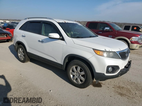 2011 Kia Sorento LX with VIN 5XYKT4A12BG050622, listed as a Copart auction lot 50833115 with Not Provided miles and Salvage Title. Bid and sale history available at DreamBid. Image 4.