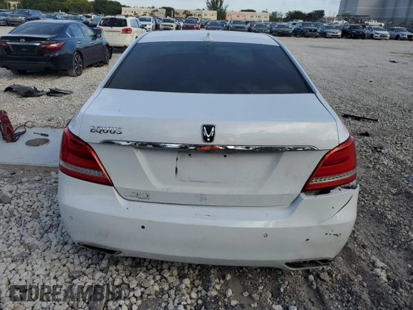 2016 Hyundai Equus Signature with VIN KMHGH4JH3GU101342, listed as a Copart auction lot 80868914 with 93,381 mi miles and Clean title. Bid and sale history available at DreamBid. Image 6.