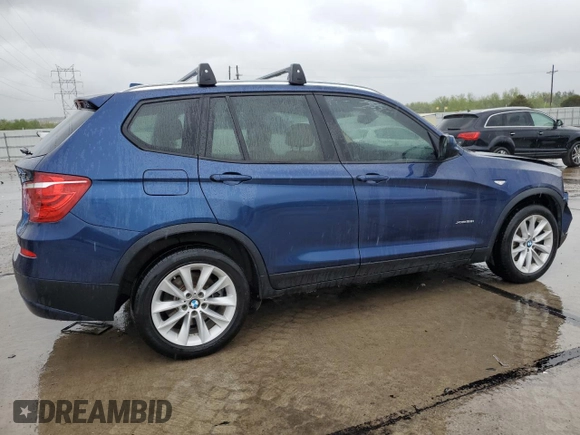 2014 BMW X3 xDrive28i z VIN 5UXWX9C5XE0D39701, wystawiony jako Copart lot #55148905 z przebiegiem 93 148 mil mil oraz Szkoda całkowita • Salvage title. Historia ofert i sprzedaży dostępna na DreamBid. Obrazek 3.