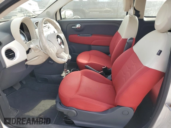 2015 FIAT 500 Pop with VIN 3C3CFFDR2FT562005, listed as a Copart auction lot 64523215 with 59,559 mi miles and Clean title. Bid and sale history available at DreamBid. Image 7.
