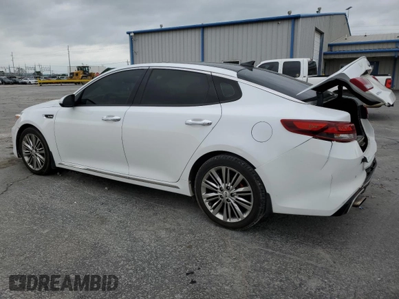 2016 Kia Optima SXL Turbo with VIN 5XXGV4L26GG080143, listed as a Copart auction lot 53832095 with 131,003 mi miles and Salvage title. Bid and sale history available at DreamBid. Image 2.