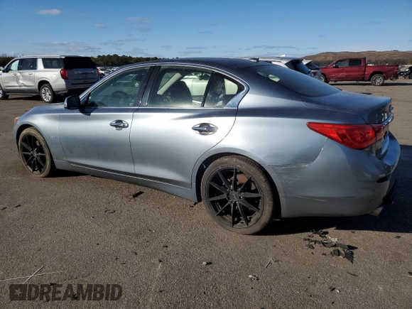 2017 Infiniti Q50 3.0t Signature Edition with VIN JN1EV7ARXHM834121, listed as a Copart auction lot 88704485 with 90,569 mi miles and Clean Title. Bid and sale history available at carsss.com. Image 2.