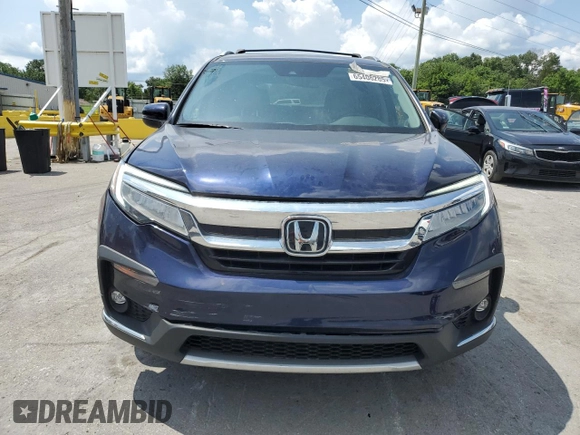 2022 Honda Pilot Touring 7-Passenger with VIN 5FNYF5H64NB017528, listed as a Copart auction lot 65406285 with 64,652 mi miles and Salvage title. Bid and sale history available at DreamBid. Image 5.
