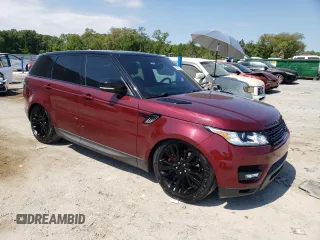2015 Land Rover Range Rover Sport Supercharged with VIN SALWR2TFXFA531374, listed as a Copart auction lot 55632385 with 141,523 mi miles and Clean Title. Bid and sale history available at DreamBid. Image 4.