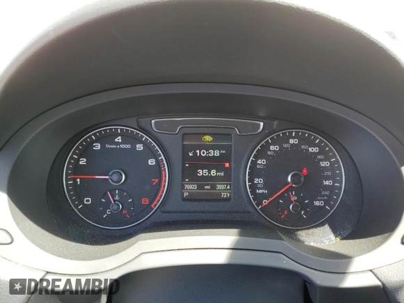 2018 Audi Q3 Premium with VIN WA1ECCFS7JR019255, listed as a Copart auction lot 54581155 with 76,923 mi miles and Salvage title. Bid and sale history available at DreamBid. Image 9.