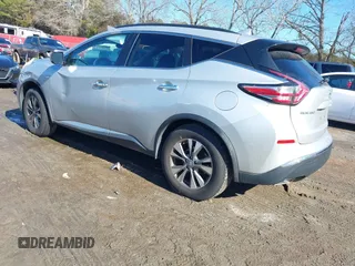 2018 Nissan Murano Platinum with VIN 5N1AZ2MG6JN136646, listed as a IAAI auction lot 41421280 with 123,667 mi miles. Bid and sale history available at carsss.com. Image 3.