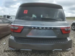 2022 Nissan Armada SV with VIN JN8AY2AC6N9161963, listed as a Copart auction lot 67955474 with 64,464 mi miles and Salvage Title. Bid and sale history available at carsss.com. Image 6.