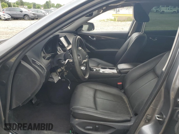 2017 Infiniti Q50 Red Sport 400 with VIN JN1FV7ARXHM870766, listed as a Copart auction lot 59943005 with 90,672 mi miles and Non repairable. Bid and sale history available at DreamBid. Image 7.