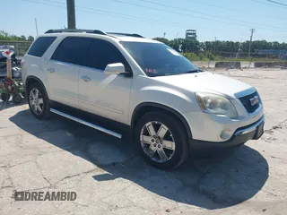 2010 GMC Acadia SLT2 z VIN 1GKLRNEDXAJ264998, wystawiony jako IAAI lot #42283547 z przebiegiem 178 810 mil mil oraz . Historia ofert i sprzedaży dostępna na DreamBid. Obrazek 1.