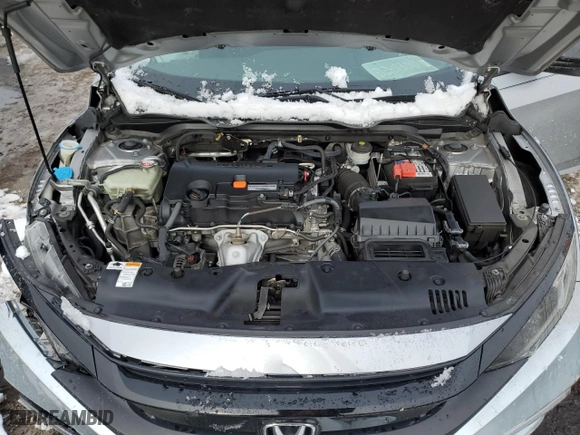 2019 Honda Civic Sedan LX with VIN 19XFC2F67KE048713, listed as a Copart auction lot 44887215 with 54,334 mi miles and Salvage Title. Bid and sale history available at carsss.com. Image 11.