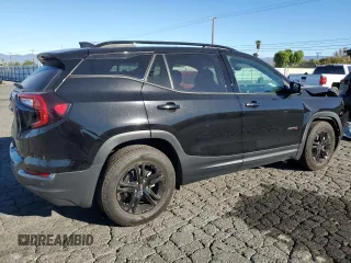 2024 GMC Terrain AT4 with VIN 3GKALYEG9RL388480, listed as a Copart auction lot 87090644 with 6,755 mi miles and Salvage Title. Bid and sale history available at DreamBid. Image 3.