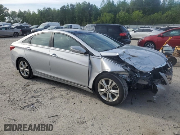 2013 Hyundai Sonata Limited with VIN 5NPEC4AC0DH686224, listed as a Copart auction lot 54276065 with 88,460 mi miles and Salvage Title. Bid and sale history available at DreamBid. Image 4.
