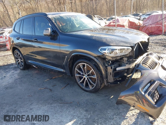 2020 BMW X3 M40i with VIN 5UXTY9C02L9B37058, listed as a IAAI auction lot 41597200 with 29,715 mi miles and . Bid and sale history available at DreamBid. Image 1.