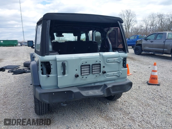 2024 Jeep Wrangler Willys with VIN 1C4PJXDG6RW331770, listed as a IAAI auction lot 41879849 with 6,100 mi miles and . Bid and sale history available at carsss.com. Image 6.
