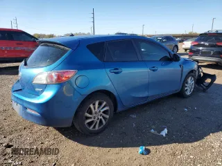 2012 Mazda 3 i Grand Touring with VIN JM1BL1M79C1576987, listed as a Copart auction lot 83452574 with 192,510 mi miles and Salvage Title. Bid and sale history available at DreamBid. Image 3.