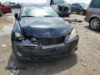 2006 Lexus IS 350 with VIN JTHBE262562002448, listed as a Copart auction lot 61063565 with 187,561 mi miles and Salvage title. Bid and sale history available at DreamBid. Image 5.