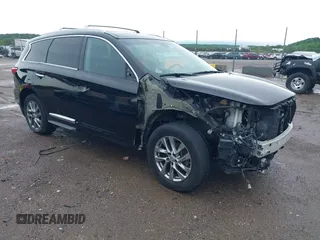 2015 Infiniti QX60 z VIN 5N1AL0MMXFC531363, wystawiony jako IAAI lot #42149848 z przebiegiem 175 714 mil mil oraz . Historia ofert i sprzedaży dostępna na DreamBid. Obrazek 1.