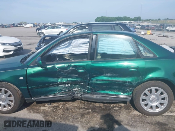 2001 Audi A4 with VIN WAUDC68DX1A021871, listed as a IAAI auction lot 42516272 with 139,274 mi miles and . Bid and sale history available at DreamBid. Image 14.