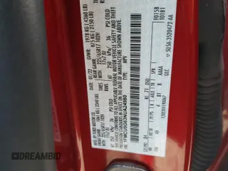 2022 Ford Escape SE z VIN 1FMCU0G63NUA24980, wystawiony jako Copart lot #42552545 z przebiegiem 56 063 mil mil oraz Szkoda całkowita • Salvage title. Historia ofert i sprzedaży dostępna na DreamBid. Obrazek 13.
