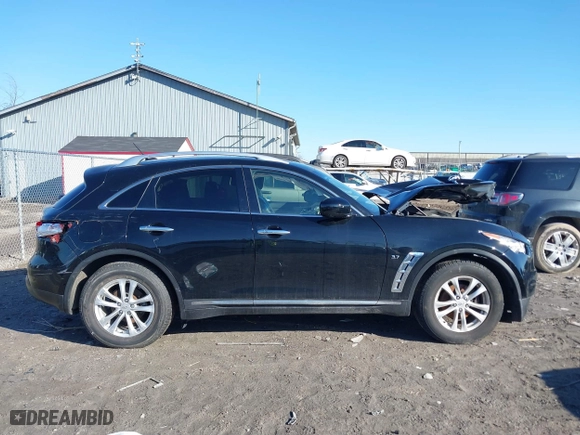 2017 Infiniti QX70 with VIN JN8CS1MW6HM410693, listed as a IAAI auction lot 41746466 with 1 mi miles. Bid and sale history available at carsss.com. Image 12.