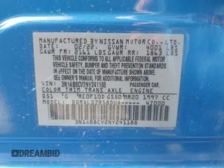 2022 Nissan Sentra SV with VIN 3N1AB8CV2NY241188, listed as a IAAI auction lot 41785642 with 69,562 mi miles. Bid and sale history available at carsss.com. Image 9.