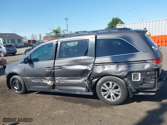 2016 Honda Odyssey EX-L with VIN 5FNRL5H65GB024360, listed as a IAAI auction lot 42005732 with 82,667 mi miles. Bid and sale history available at carsss.com. Image 14.