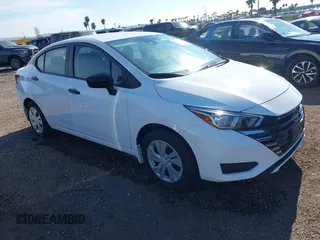 2024 Nissan Versa S with VIN 3N1CN8DV2RL842635, listed as a IAAI auction lot 41905145 with 12,622 mi miles. Bid and sale history available at carsss.com. Image 1.