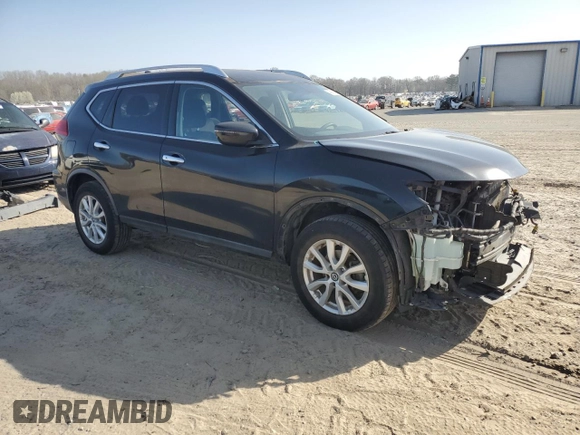 2017 Nissan Rogue SL with VIN JN8AT2MV3HW260466, listed as a Copart auction lot 48997055 with 75,714 mi miles and Salvage Title. Bid and sale history available at carsss.com. Image 4.