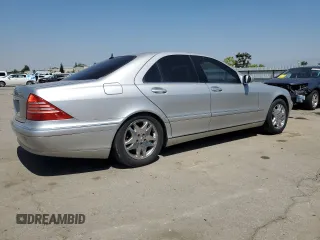 2006 Mercedes-Benz S 350 with VIN WDBNF67J96A476996, listed as a Copart auction lot 52596595 with Not Provided miles and Salvage Title. Bid and sale history available at DreamBid. Image 3.