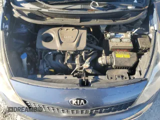 2016 Kia Rio LX with VIN KNADM4A32G6645016, listed as a Copart auction lot 86281424 with 119,384 mi miles and Salvage Title. Bid and sale history available at carsss.com. Image 11.