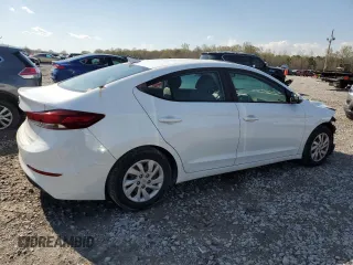 2017 Hyundai Elantra SE with VIN 5NPD74LF9HH037275, listed as a Copart auction lot 50552095 with 239,520 mi miles and Salvage title. Bid and sale history available at DreamBid. Image 3.