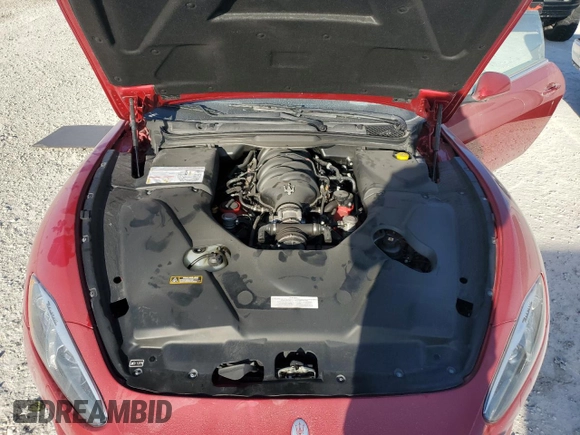 2018 Maserati GranTurismo Sport with VIN ZAM45VLA9J0265744, listed as a Copart auction lot 76110264 with 9,392 mi miles and Non repairable. Bid and sale history available at DreamBid. Image 11.
