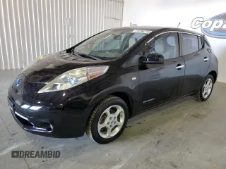 2012 Nissan LEAF SL with VIN JN1AZ0CPXCT017686, listed as a Copart auction lot 73796774 with 100,607 mi miles and Clean Title. Bid and sale history available at carsss.com. Image 1.