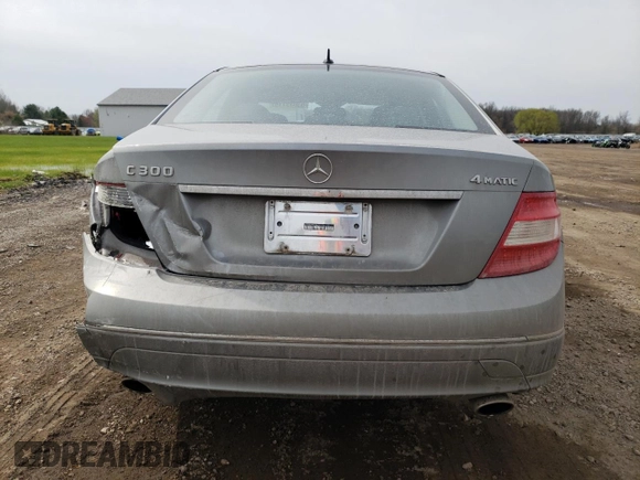 2011 Mercedes-Benz C-Class C 300 Sport with VIN WDDGF8BB4BR134573, listed as a Copart auction lot 53039115 with 122,895 mi miles and Salvage Title. Bid and sale history available at carsss.com. Image 6.