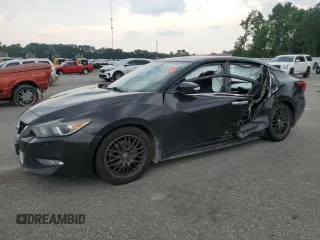 2017 Nissan Maxima S with VIN 1N4AA6AP4HC406296, listed as a Copart auction lot 62153935 with 186,493 mi miles and Salvage title. Bid and sale history available at DreamBid. Image 1.