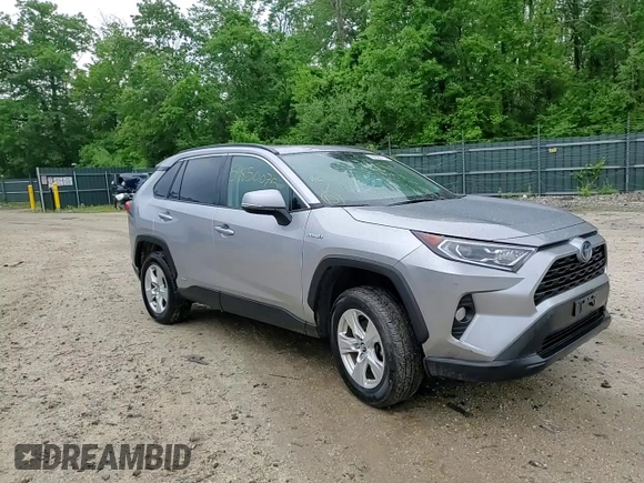 2020 Toyota RAV4 Hybrid XLE with VIN 4T3RWRFV0LU009343, listed as a Copart auction lot 59850075 with 68,768 mi miles and Salvage title. Bid and sale history available at DreamBid. Image 15.