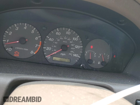 2000 Mazda 626 LX z VIN 1YVGF22C4Y5112874, wystawiony jako Copart lot #58952175 z przebiegiem 100 070 mil mil oraz Szkoda całkowita • Salvage title. Historia ofert i sprzedaży dostępna na DreamBid. Obrazek 9.