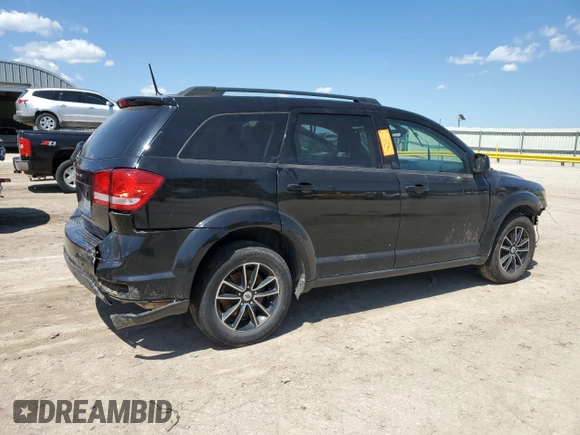 2019 Dodge Journey SE with VIN 3C4PDCBB0KT747252, listed as a Copart auction lot 56652425 with 72,581 mi miles and Salvage title. Bid and sale history available at DreamBid. Image 3.