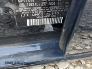 2019 Hyundai Elantra GT with VIN KMHH35LE1KU114174, listed as a Copart auction lot 73964854 with 89,340 mi miles and Salvage Title. Bid and sale history available at carsss.com. Image 12.