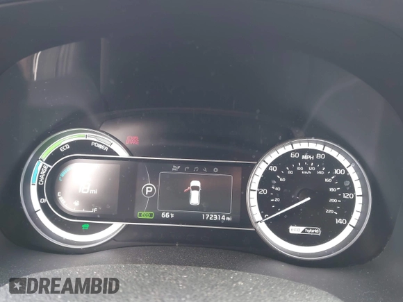 2017 Kia Niro Touring Launch Edition with VIN KNDCC3LC6H5055398, listed as a IAAI auction lot 41654328 with 172,314 mi miles. Bid and sale history available at carsss.com. Image 7.