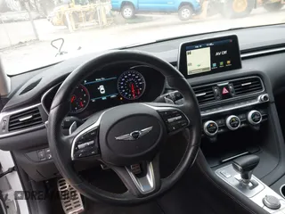 2020 Genesis G70 3.3T with VIN KMTG34LEXLU060919, listed as a IAAI auction lot 41619579 with 69,859 mi miles. Bid and sale history available at carsss.com. Image 21.