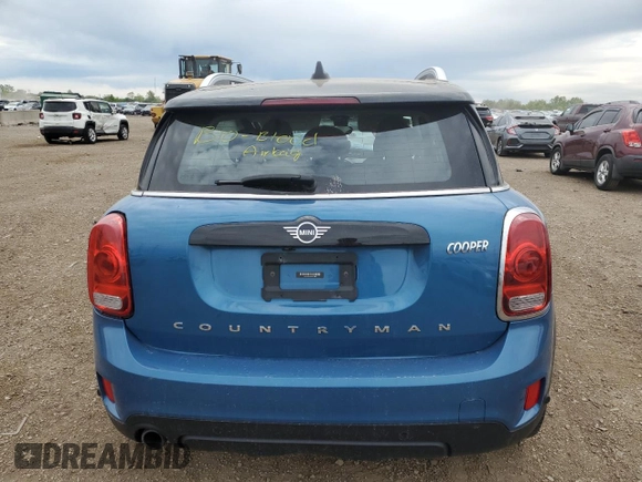 2020 MINI Countryman Cooper with VIN WMZYW5C03L3L13685, listed as a Copart auction lot 58035445 with Not provided miles and Salvage title. Bid and sale history available at DreamBid. Image 6.