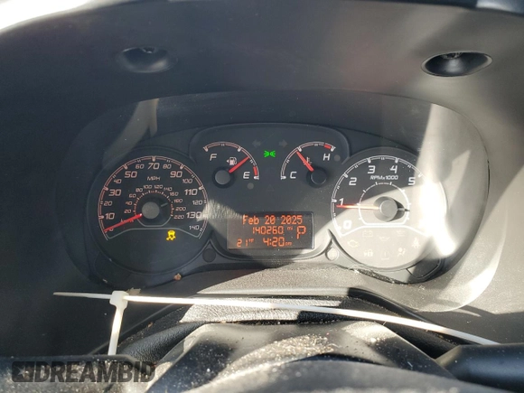 2017 Ram ProMaster City Cargo Van Tradesman with VIN ZFBERFAB4H6E21507, listed as a Copart auction lot 46159765 with 140,260 mi miles and Salvage Title. Bid and sale history available at carsss.com. Image 9.